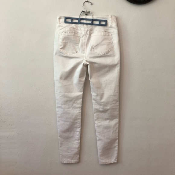 WAX Jeans Paint splatter white Jeans. Butt I love you Abstract High Waist. PRIDE - Picture 6 of 15